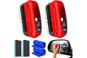 HWJPDMBD Multifunktionale Kfz-Ölfilm-Reinigungsbürste, 2 Stück Ölabweisende Folie Für Autoscheiben, Ölfilm-entferner Für Windschutzscheiben, Für Autofenster, Spiegel, Entfernt Schmutz Stellt die Klarheit