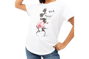 Cotton Soul Mickey Disney - Mickey Watercolour - Ladies Fashion T-Shirt