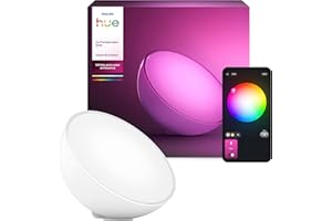 Philips Hue Go Portable, White and Color, Lampe à poser, Lampe connectée Philips avec Bluetooth et compatible avec Alexa, Google Assistant et Apple Homekit