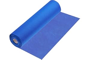 100% bieżnik z włókniny Mosel, w kolorze królewskiego błękitu (30 cm x 25 m), dekoracyjny bieżnik z materiału, elegancka dekoracja stołu na urodziny i wesela, kolorowa dekoracja na specjalne okazje