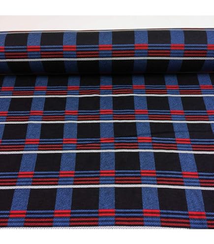 Schottenkaro Stoff Aus Baumwolle – Tartan Karomuster, 145 Cm Breit, Für Nähen & Kostüme