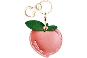 BOLETOCHIC AirTag Leather Keyring Protective Cases, Scratch-Resistant Apple Air Tag Case with Key Ring, Protective GPS Tracker Case for Wallet Keys