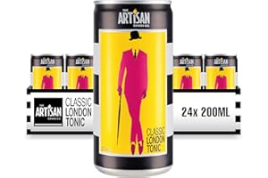 THE ARTISAN DRINKS COMPANY Artisan Classic London Tonic Can, 200ml (Case 24)
