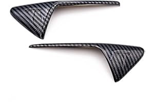 ‎TESVOLUTION Tesvolution® Abdeckungen Seitenkameras Carbon Tesla Model 3 und Model Y - Kamera Aufkleber Spoiler Carbonlook als Tuning Zubehör 2021 + 2022 + 2023