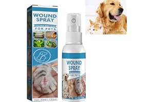 GNAUMORE Pansement Liquide pour Plaies Chien,Spray de Guérison des Plaies,Gel Soin des Plaies pour Animaux,Spray de Guérison pour Animaux,Pansement Hémostatique,Pet Wound and Skincare Spray
