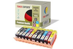TONER EXPERTE Kit 10 XL Cartucce d'inchiostro compatibili con HP 364XL Photosmart 7510 7520 B8550 B8553 C5324 C5380 C5383 C6380 C6383 D5460 D5463 D7560 Photosmart Premium C309a C310a C310c C510a