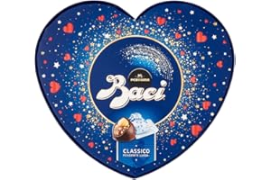 Baci Perugina scatolina di Latta Cuore da 50 grammi Senza Glutine