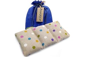 BUABI Worek termiczny nasiona do mikrofalówki (30x15cm). Bez aromatu, wypełniacz nasiona pszenicy. Poduszka na ból szyjki lędźwiowej szyjki plecy jelit szyjki macicy (lakasits)