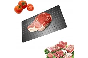 KUESN Defrosting Tray Fast Defrost Tray for Frozen Foods Thawing Plate for Meat Steak Chicken and Fish Rapid Defrost Tray Thaw Frozen Food Kitchen Gadgets