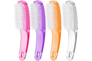 LARBOIS 4 Pack Nail Cleaning Brushes (A-4pack-Color1)