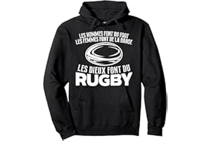 STEMI VÊTEMENT JOUEUR DE RUGBY MAILLOT FRANCE Les Dieux Font Du Rugby - Cadeau XV De France Rugby Sweat à Capuche