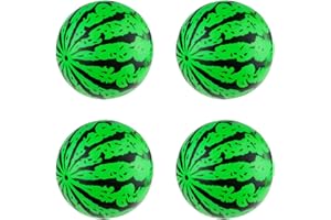 Nereds 4Pcs Inflatable Ball Watermelon Inflatable Bouncy Toys Balls Swimming Pool Ball for Swimming Pool Summer Beach Party Supplies