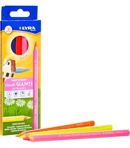 Boîte De 12 Crayons De Couleur Lyra Ferby Triangulaires - 6.25mm, Assortis