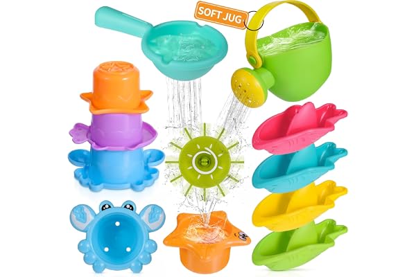 Baby Bath Toys 10PCS Mould Free
