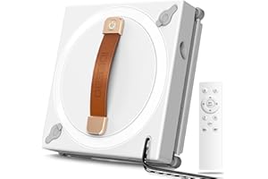 iDEEBO G500B Fensterputzroboter, Fensterroboter mit 2-Fach Sprühsystem, Auto Wegplanung, Fensterreiniger Roboter Elektrisch mit 100ML Tank für Innen- und Außenfenster