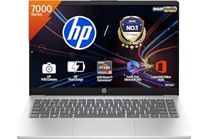 HP 15 Smartchoice, AMD Ryzen 3 7320U (8GB LPDDR5, 512GB SSD) FHD, Anti-Glare, Micro-Edge, 15.6''/39.6cm, Win11, M365 Basic(1yr)* Office24, Silver, 1.59kg, fc0500AU, FHD Camera w/Privacy Shutter Laptop