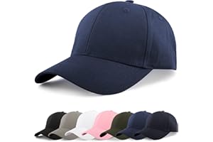 Momoshe Baseball Cap Herren Baumwolle Damen Basecap Kappe Verstellbare Outdoor Running Freizeit Cap S-M/L-XL