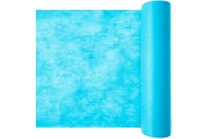 Acomoda Textil – Camino de Mesa Newtex Resistente 0,3 x 7,20 Metros. Protector para Mesa Desechable para Fiestas, Cumpleaños y Restaurantes. (Azul)