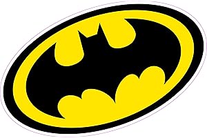 PRINTWHIZZ LTD Vinilo autoadhesivo del superhéroe de cómics Batman para coches o computadoras portátiles