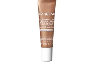 Gatineau - Golden Glow Gradual Tan Face Serum (Medium/Dark 10ml) - Daily Facial Moisturiser with Self Tan, Natural & Streak Free, Radiant Dewy Complexion