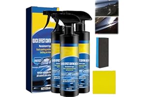 GENERIC Sopami Car Coating Spray, 3 in 1 Multi-functional Quick Effect Coating Agent, Waterless Wash and Wax Spray for Cars, Improves Clarity and Visibility, Long-Lasting Shine and Protection (3)