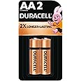 Duracell Alkaline AA Battery, pack of 2, Everyday Devices, Clock, Toy, Remote