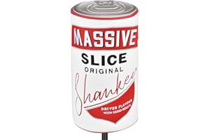 Shanker Golf Driver Headcover - Beer Can Shaped Funny Driver Cover - Tour Grade PU Leather Golf Club Cover with Embroidered Pattern