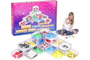 Rayong Lot de 24 jeux de patience pour enfants - Mini jeu de réflexion - Jouet éducatif - Jeu de patience - Petit cadeau pour anniversaire d'enfant