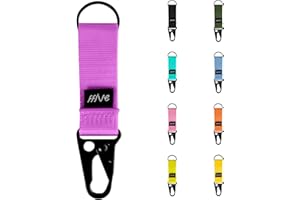 FFIVE - Llavero Nylon Real - Llaves Multifuncional Colgar Mochila mosqueton Carabiner Keychain