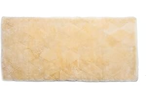 Reissner Lammfelle | MB-P-90/200 | Lammfell Betteinlage | medizinisch gegerbtes Merino Schaffell | Patchwork Qualität | 90x200cm