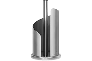 stardis Uchwyt na ręczniki kuchenne, odporny na odciski palców, stal nierdzewna/matowa szczotkowana uchwyt na rolkę (stal nierdzewna)