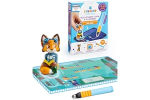 Edurino Starterset Mika ABC: Die Buchstaben Lesen & Schreiben (Stufe 2) ab 4 J. inkl. Eingabestift | Groß- und Kleinbuchstaben erkennen | Buchstaben richtig schreiben | Laute in Wörtern hören