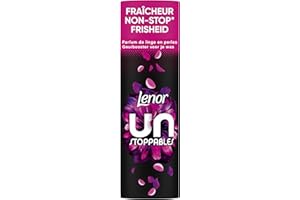 Lenor Unstoppables Fraîcheur Florale 235g, Parfum de Linge en Perles, Jusqu'à 12 Semaines de Fraîcheur Non-Stop, Intensité Personnalisable, Pour Tous Types de Tissus, Notes Florales Longue Durée