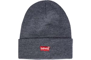 Levi's - Red Batwing Embroidered Beanie, Cuffia Uomo