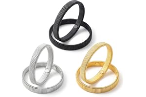 YiYiLiang 6 st ärm strumpeband, halkfria armband vuxna skjorta ärm strumpeband kvinnor män, stretchig metall skjorta ärmhålla