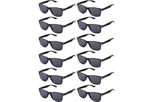 LFYXCW 12 Paare Sonnenbrillen Set Bunt Party Favors Für Herren Damen Partybrillen Set Sommer 80er