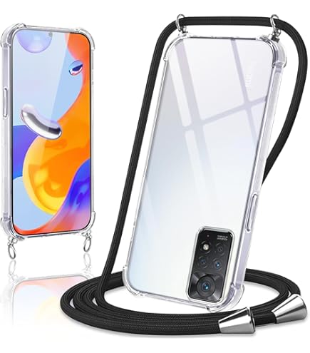 YAMCCCSE Coque Pour OnePlus 9 5G Avec Cordon De Collier, Cover Transparente Silicone TPU Bumper Etui Housse Avec Cordon Réglable Téléphone Lanyard