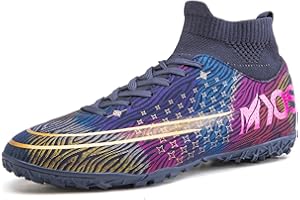 IFIKK Chaussures De Football Unisexes pour Hommes, Chaussures De Football pour Enfants Chaussures De Football Professionnelles en Plein Air