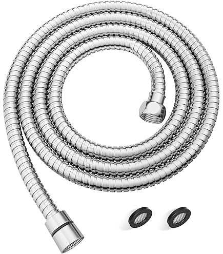 Waterpik HOS-960M Ultra-Flexible Replacement Metal Shower Hose 96 Inch Chrome