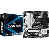 ASRock B550M PRO4 Supports 3rd Gen AMD AM4 Ryzen™ / Future