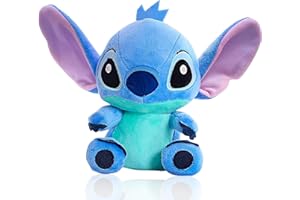 Xingsky Peluche Stitch, 18 cm Stitch Blu, Stitch Pupazzo, Stitch Peluche per Bambini Adulti Compleanni Natale