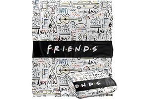 LOGOVISION FRIENDS Silky Touch Kuscheldecke, Optimalweich, 152 x 127 cm