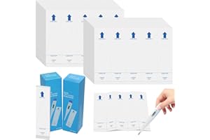 Bohoray 200 Stück Hygienehüllen für Fieberthermometer, Einweg Thermometer Schutzhüllen, Thermoscan Schutzkappe, Universelle Elektronische Thermometerabdeckungen für Erwachsene Baby Kinder