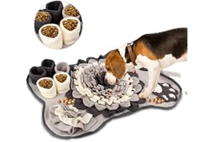 MXTIMWAN Alfombra olfativa y de entrenamiento lavable para perros, juguete interactivo para perros