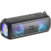 Mars Gaming MSB-XT, Portable Speaker + Sound Bar 2in1, Dynamic RGB Lighting, 4 Drivers 20W Sound System, Bluetooth 5.3 Speake