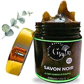 Savon Noir Naturel à L'Huile D'Argan 200g - Gommage Corps & Visage - Maroc
