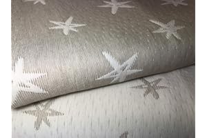 NORA HOME Copriletto estivo moderno stelle letto 90 Lino - Stellare. Copriletto Bouti d'Entretempo reversibile.