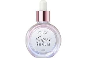 Olay Super Sérum, Sérum Facial Hidratante Con Vitamina C, Niacinamida, Péptido De Colágeno, Cuidado De La Piel Well-Aging, E Iluminador, 30 ml