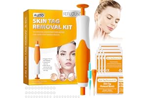 JOMEWORY Dispositivo di rimozione delle etichette della pelle per rimuovere le etichette della pelle in pochi minuti 2 in 1 dispositivo di rimozione delle verruche automatico indolore dispositivo di rimozione