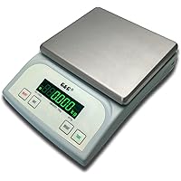 G&G KF15KA|B, 15kg-1g |0,1g Briefwaage Feinwaage Tischwaage Präzisionswaage LED (KF-15KB)